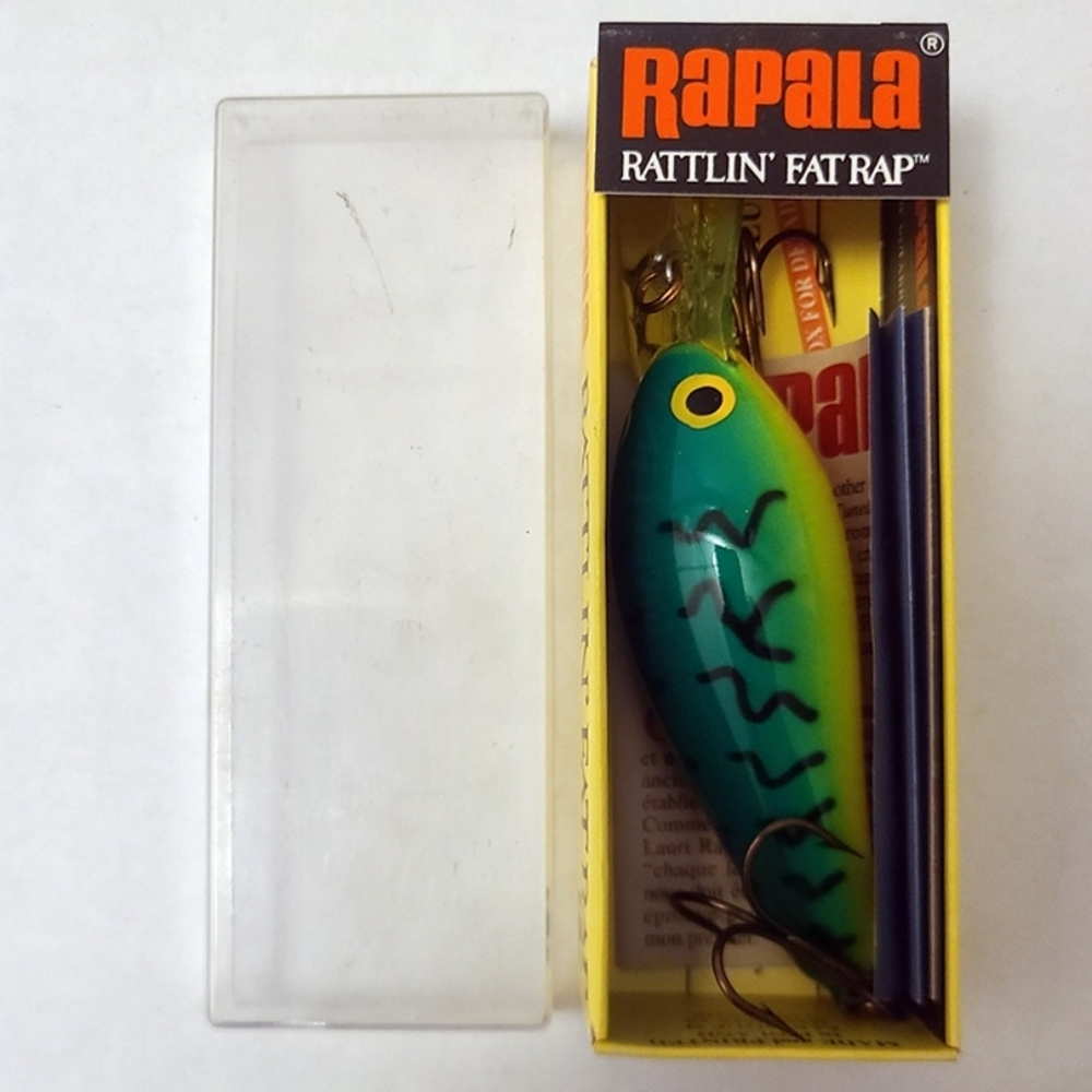 NEW RAPALA Rattlin' Fat Rap RFR-7 FT Collectible Rare Discontinued Fishing Lure